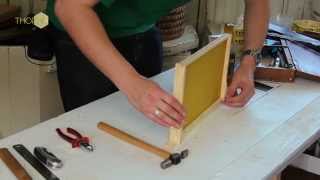 THORNE  NATIONAL BEEHIVE BROOD FRAME  Assembly Instructions [upl. by Letrice]