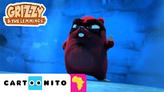 The Pink Power Up  Grizzy and The Lemmings  Cartoons For Kids  CartoonitoAfrica [upl. by Hgielyak]