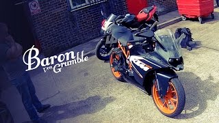 125s are AWESOME KTM RC125 vs Aprilia RS125 [upl. by Yasmin]