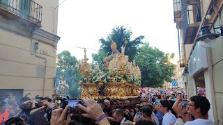 Procesión Divina Pastora Coronada por Plaza de La Merced y Calle Madre de Dios Málaga [upl. by Chase156]