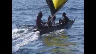 Woodlark sailing canoe 2 [upl. by Rhetta]