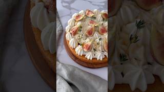 Fig honey cake with mascarpone cream shorts mascarpone shortsfeed [upl. by Kaazi]