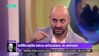 Infiltratiile intra articulare cu acid hialuronic si plasma dr Tarek Nazer [upl. by Yehs]