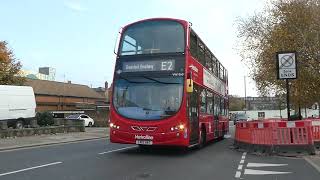 Metroline London Volvo B9TL Wright Eclipse Gemini 2 at Brentford  VW1260 LK12AET [upl. by Ayaros]