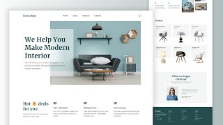 Build A Responsive ECommerce Website Using HTML CSS And JavaScript [upl. by Paff899]