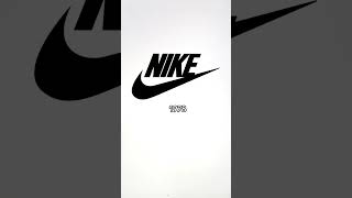 History of the Nike logo Nike logos logodesign logohistory thenandnow shorts [upl. by Alboran750]