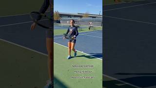 Forehand Takeaways Spacing with footwork Big swing speed into margins Balanced weight thru shot [upl. by Acirretal]