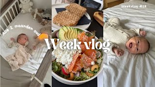 In eigen bedje slapen 2 maanden oud en veel geshopt  WEEKVLOG 18 [upl. by Lukasz]