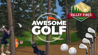 AWESOME GOLF  VALLEY PINES from the TIPS [upl. by Astto559]