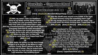 Steve Earle  Copperhead Road  Vocals Jam Track Guitar chords amp lyrics [upl. by Wickham924]