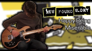 New Found Glory  Happy Being Miserable Guitar amp Bass Cover w Tabs [upl. by Ttegirb]