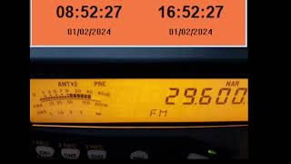 Monitoring 10 Meters FM Ham Radio from Grid Square DM14 [upl. by Yesor]