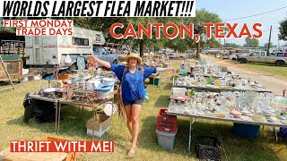 IS EVERYTHING REALLY BIGGER IN TEXAS  First Monday Trade Days  Canton Texas  Thrift For Resale [upl. by Urbano390]