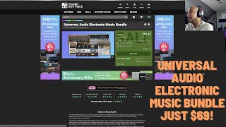 Get Universal Audio Electronic Music Bundle just 69 [upl. by Namrehs]