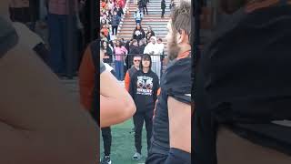 Massillon Tiger players ringing Victory bell after defeating McKinley in 135th meeting of rivalry [upl. by Aime947]