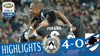 Udinese  Sampdoria 40  Highlights  Giornata 7  Serie A TIM 201718 [upl. by Orji319]