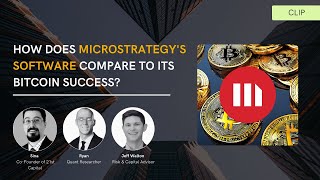 How Does MicroStrategys Software Compare to Its Bitcoin Success bitcoin microstrategy [upl. by Costanzia]