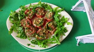 FootampFood  Carpaccio de boeuf au pesto et ses pétales dendive au gorgonzola [upl. by Scriven]