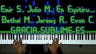 GRACIA SUBLIME ES  piano synthesia [upl. by Horick]