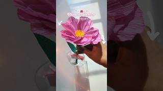 🌺😯 Blooming flower diy tutorial 🌺✨ paperengineering diy crafts [upl. by Ylrebmi]