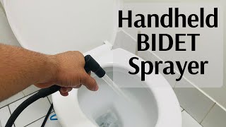 How to Install a Handheld Bidet Sprayer  Quick amp Easy [upl. by Leirbma]