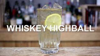 Japanese Whisky Highball Drink Recipe [upl. by Odirfliw486]