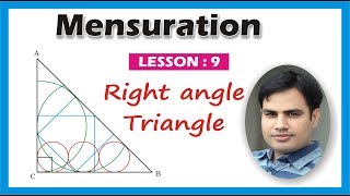 MENSURATION Triangle  in Hindi amp English  PART  2   Problems amp Solutions for SSC CDS KVS [upl. by Vere]