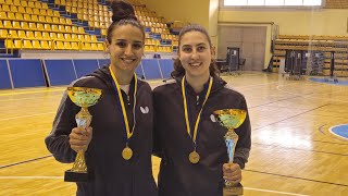 Marya Yovkova Kalina Hristova Bul  Besek Réka Radmila Tominjak Serbia Final Balkan Table Tennis [upl. by Wyler]