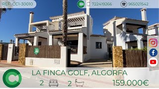 CC130010  Beautiful 2 Bed Townhouse  Solarium  Pool  LA FINCA GOLF ALGORFA  Casas Connect [upl. by Volotta]