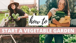 How To Start A Vegetable Garden  Gardening Tips [upl. by Anivlek]