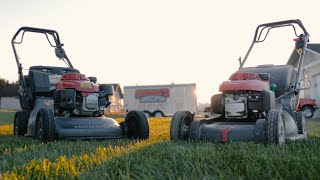 Honda Commercial vs Residential Mower  HRX217 amp HRC216 [upl. by Mairym]