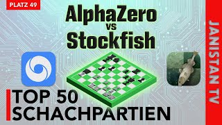 AlphaZero gegen Stockfish  die unsterbliche Computerpartie Platz 49 [upl. by Adnahcal]