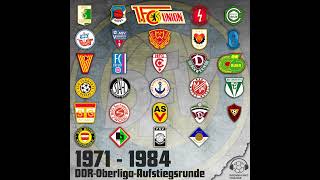 212  Die ewige Tabelle der DDR OberligaAufstiegsrunde [upl. by Ettennej465]