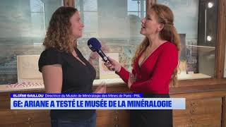 ARIANE A TESTE LE MUSEE DE LA MINERALOGIE [upl. by Ellecrag241]