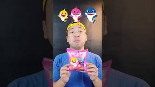 Snack Baby Shark 🦈 asmr mukbang makansesuaiemoji babyshark pinkfong mommyshark daddyshark [upl. by Quinlan]