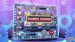 Yazino Slots Wheel Deal game trailer  October 2014 [upl. by Hgielyk]