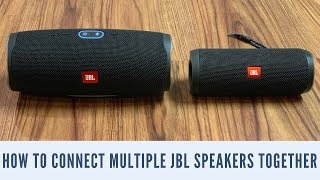 How to Connect Multiple JBL Speakers Together [upl. by Araek]