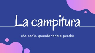 Campitura  che cosè quando farla e perchè [upl. by Ezequiel10]