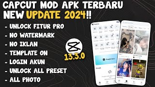 New Update Capcut Mod Apk Pro Terbaru 2024 Versi 1320 Terbaru  No Watermark Unlock Pro [upl. by Gem]