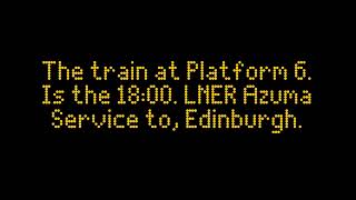 Atos Anne  1800 to Edinburgh  Platform 6 [upl. by Llennhoj984]