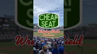 Does Wrigley Field have the worst seat in the entire league 😱 cubs mlb baseball ballpark [upl. by Akla361]