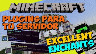 PLUGINS para tu SERVIDOR de Minecraft  EXCELLENTENCHANTS Encantamientos ÚNICOS [upl. by Anesuza]