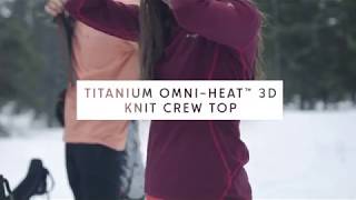 Women’s Titanium OmniHeat 3D™ Knit Crew Top [upl. by Ailices]