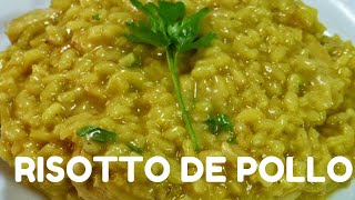 Risotto de Pollo  Receta casera paso a paso [upl. by Yrok]