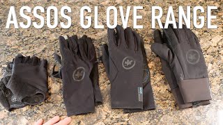 Assos  Glove Range Comparison cycling assos [upl. by Lanctot735]