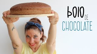 Bolo de chocolate básico e versátil para todos os usos [upl. by Chaney]