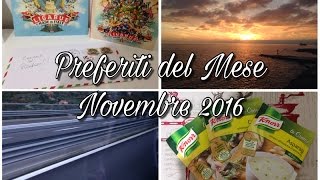 Preferiti del Mese  Novembre 2016 [upl. by Eugnimod]