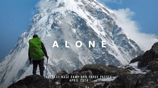 I Hiked 160km100mi Alone in Himalayas Three Passes and Everest Base Camp  Silent ASMR vlog [upl. by Manny]