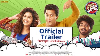 Aaichya Gavat Marathit Bol  Official Trailer  Omi Vaidya  Sanskruti Balgude  Parth Bhalerao [upl. by Redan]