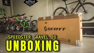 scott speedster gravel 20  unboxing  𝗳𝗶𝘅𝘆𝗰𝗹𝗲 wayanad [upl. by Noreh]